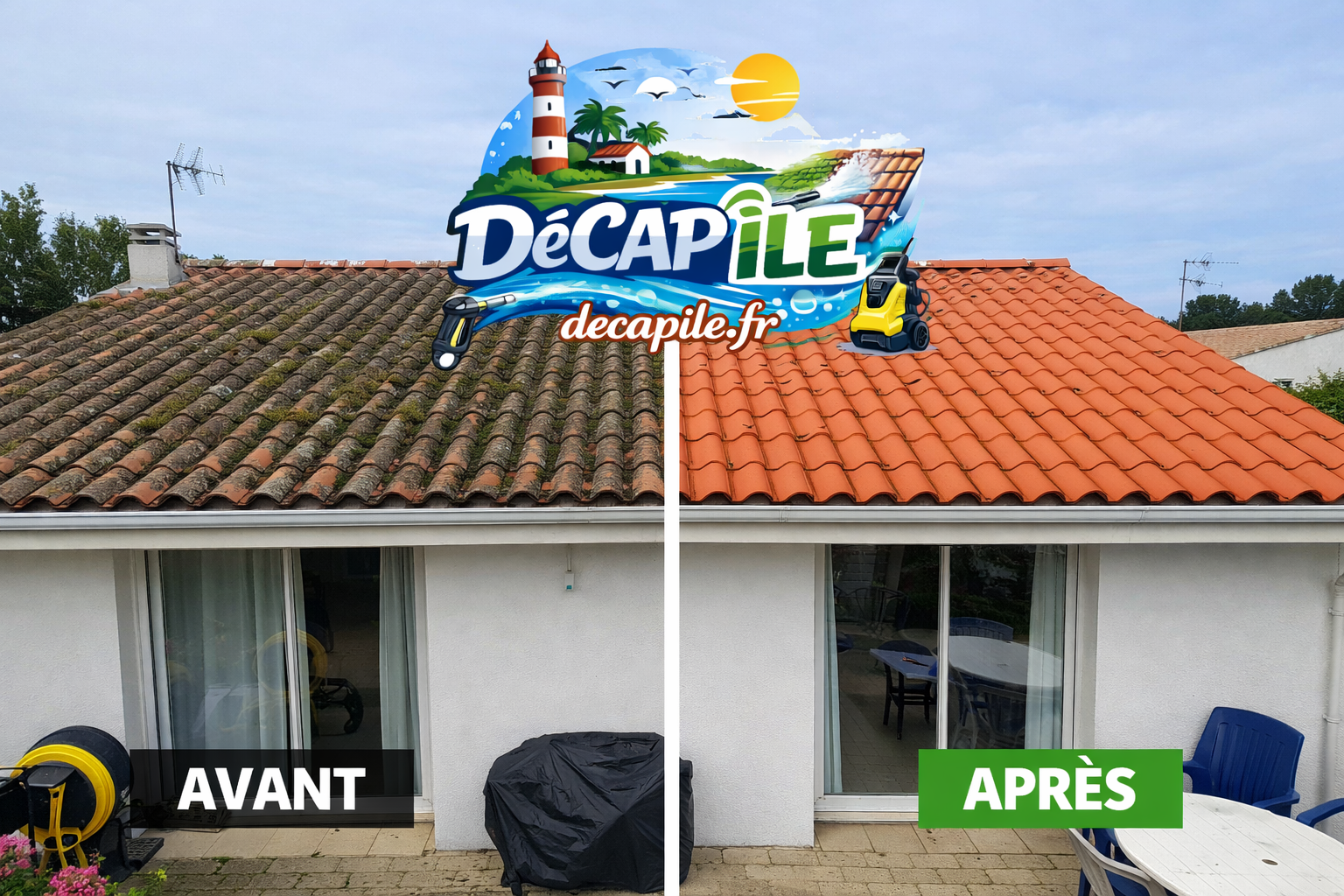 Avant/Après - Maison à Saint-Pierre