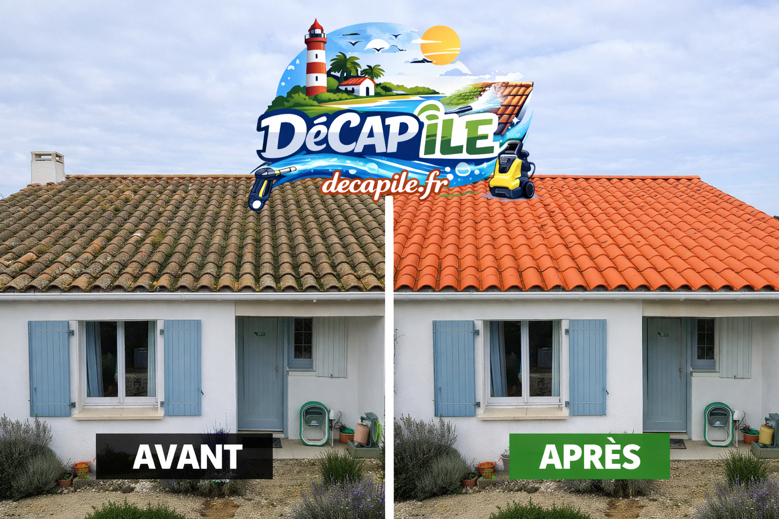 Avant/Après - Villa à La Cotinière